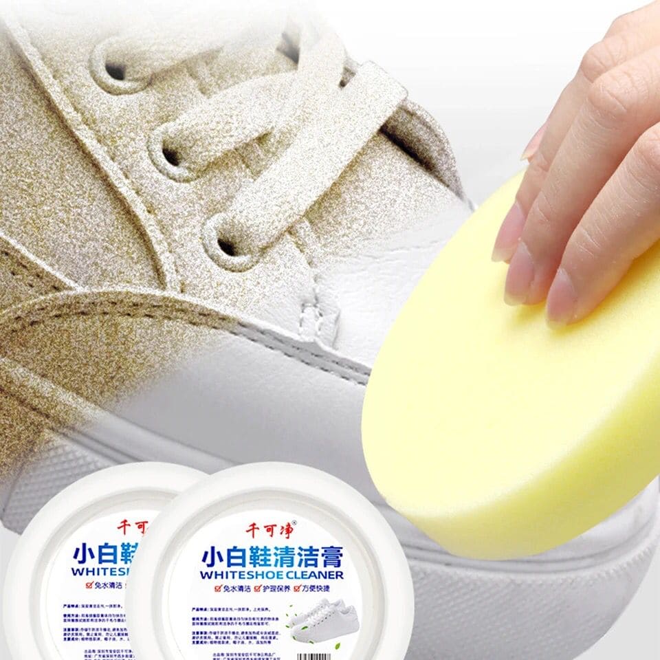 Shoes Cleaning Cream, Shoes Stain Whitening Cleansing Cream, Shoe Yellow Edge Cleaner With Sponge, Multifunctional Cleaning Shoe Whitener, Shoes Suede Cleaner, Leather Shoe Cleaning Cream, Little White Shoe Cleaner, 200gm White Shoe Cleaner Shoes Cleaning Cream, Shoes Stain Whitening Cleansing Cream, Shoe Yellow Edge Cleaner With Sponge, Multifunctional Cleaning Shoe Whitener, Shoes Suede Cleaner, Leather Shoe Cleaning Cream, Little White Shoe Cleaner, 200gm White Shoe Cleaner